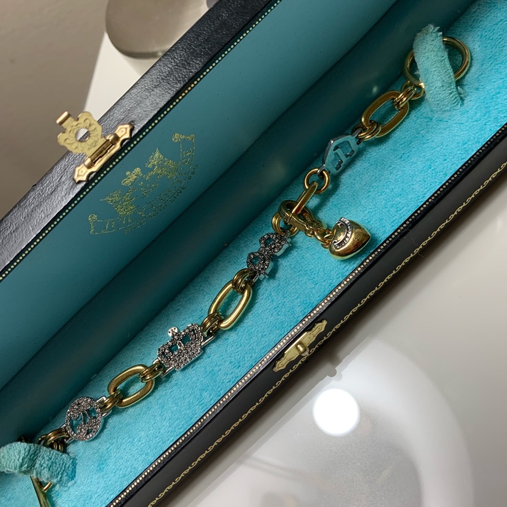 Gold Juicy Couture Charm Bracelet